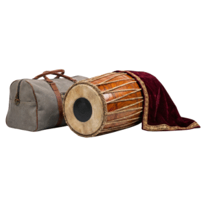 24-inch Mridangam with Bag and Velvet Cover